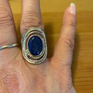 Sterling Silver Lapis Ring
